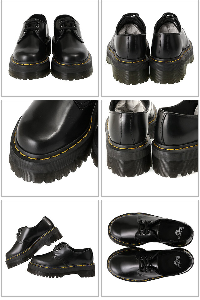 ドクターマーチン Dr.Martens 1461 QUAD 3ホール シューズ 厚底 プラットフォーム メンズ レディース 25567001[並行輸入/海外正規品/返品可]★クーポン5%OFF