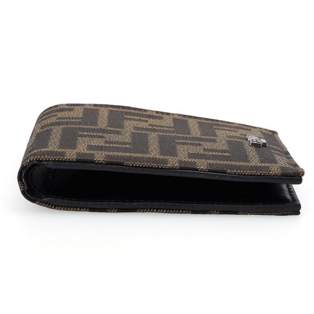 フェンディ／FENDI FFジャカード 財布 FFロゴ・二つ折り財布・コンパクトウォレット ・紙幣入れ(ブラウン) 7M0169 ALWK F0L3T／BROWN[返品OK]_6