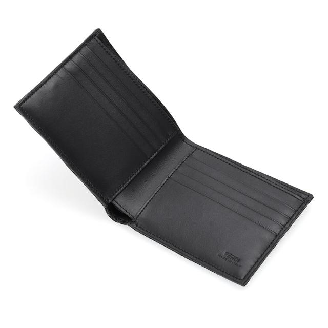 フェンディ／FENDI FFジャカード 財布 FFロゴ・二つ折り財布・コンパクトウォレット ・紙幣入れ(ブラウン) 7M0169 ALWK F0L3T／BROWN[返品OK]_8