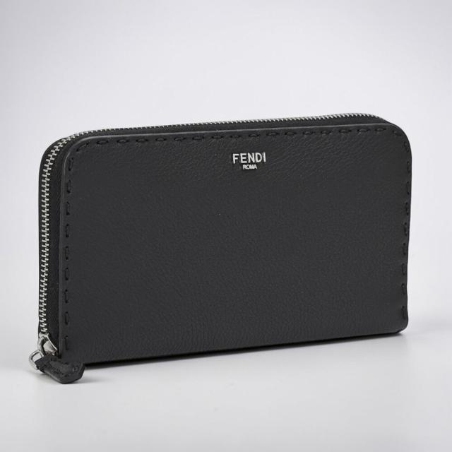 フェンディ　長財布　7M0210 ブラック　セレリア　ラウンドファスナー フェンディ／FENDI セレリア ジップアラウンド財布 ラウンドファスナー