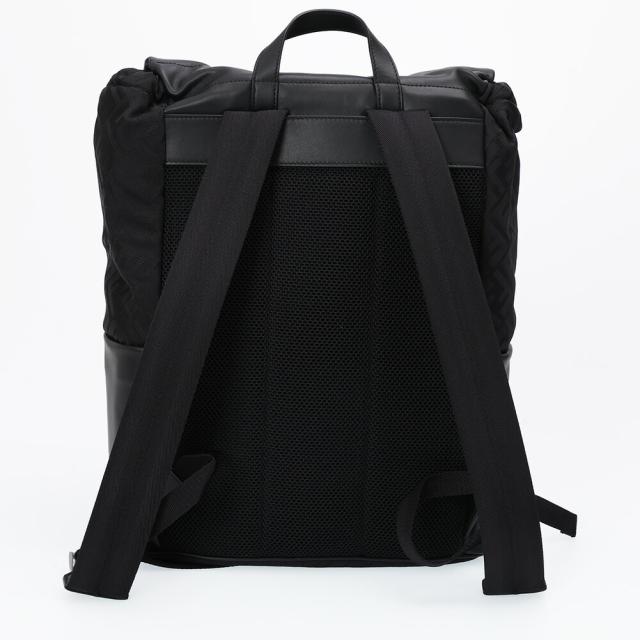 フェンディ／FENDI フェンディフラックス バックパック FFナイロン×レザー デイパック・リュックサック(ブラック) 7VZ090 AVC6 F0SAJ／BLACK[返品OK]_4