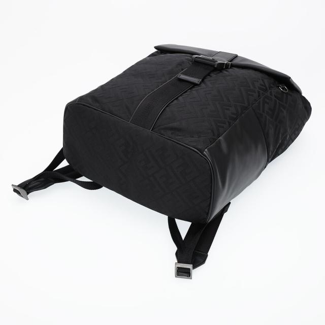 フェンディ／FENDI フェンディフラックス バックパック FFナイロン×レザー デイパック・リュックサック(ブラック) 7VZ090 AVC6 F0SAJ／BLACK[返品OK]_5