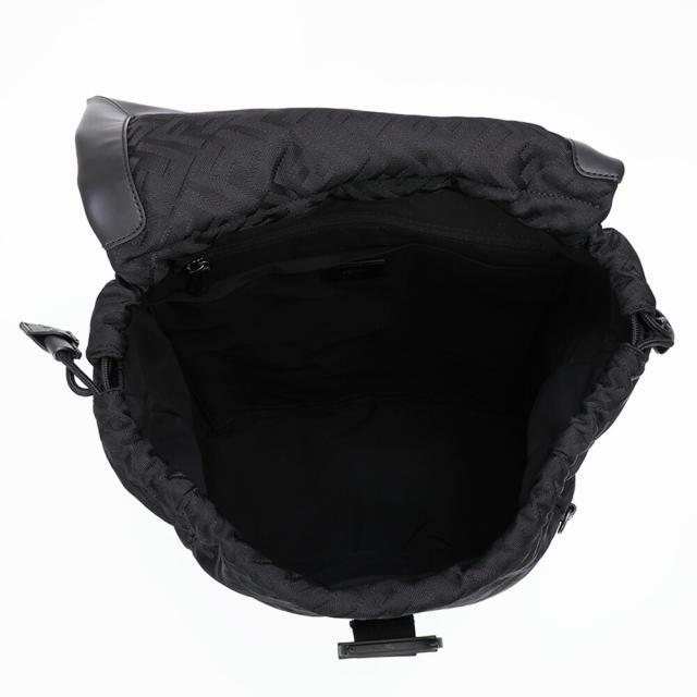 フェンディ／FENDI フェンディフラックス バックパック FFナイロン×レザー デイパック・リュックサック(ブラック) 7VZ090 AVC6 F0SAJ／BLACK[返品OK]_7