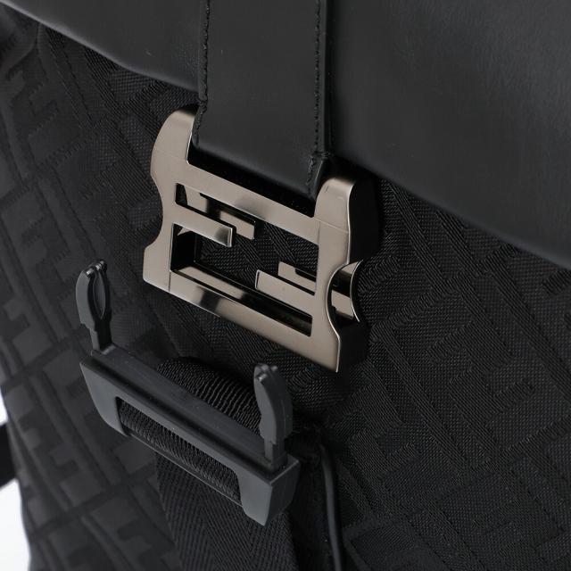 フェンディ／FENDI フェンディフラックス バックパック FFナイロン×レザー デイパック・リュックサック(ブラック) 7VZ090 AVC6 F0SAJ／BLACK[返品OK]_9