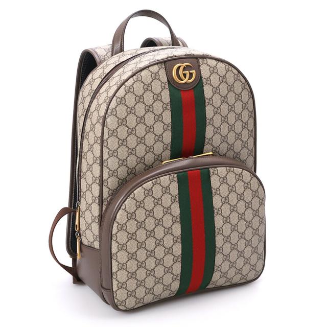 【クーポン5%OFF】グッチ／GUCCI 〔オフィディア〕GG バックパック　レディース・リュックサック・GGスプリーム キャンバス(ベージュ＆エボニー/ブラウン) 779901 FABYY 9744／BEIGE*EBONY[返品OK]