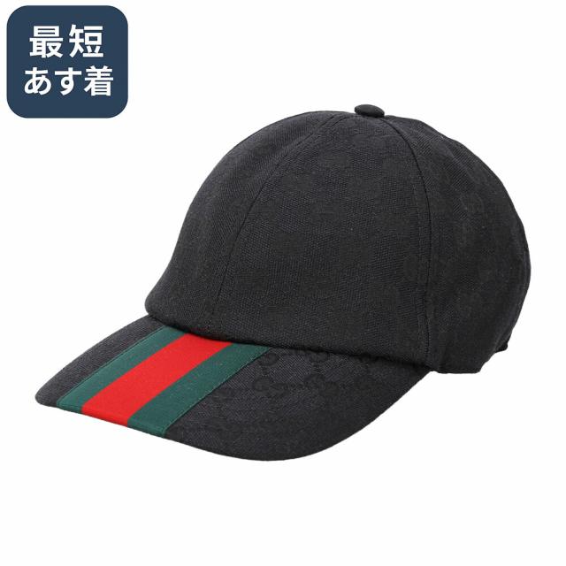 【12月SALE＆クーポン5%OFF】グッチ／GUCCI ”オリジナル GG ベースボールキャップ” 帽子(ブラック) 789016 4HBCP 1066／BLACK[返品OK]