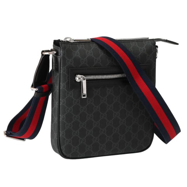 【クーポン5%OFF】グッチ／GUCCI GG スリングバックGGスプリーム キャンバス・斜め掛けショルダーバッグ・ボディバッグ(ブラック) 792082 FADJA 1042／BLACK[返品無料]