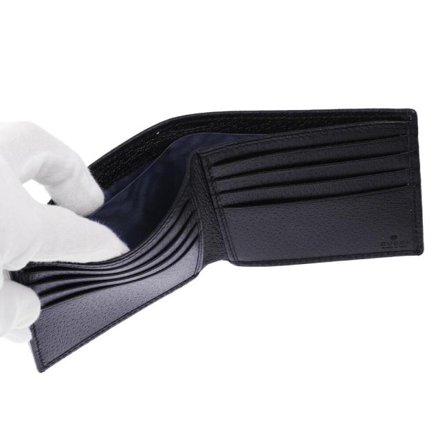 グッチ／GUCCI オフィディア GG スプリーム ウォレットGGキャンバス×レザー2つ折り財布(ベージュ×ブルー) 597606 96IWT 4076／BEIGE*BLUE[返品OK]★クーポン5%OFF
