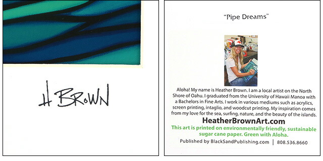 ヘザーブラウン HEATHER BROWN PIPE DREAMS アートプリント 絵画 サイン入り HB9091P[並行輸入/海外正規品/返品可]★クーポン5%OFF_2