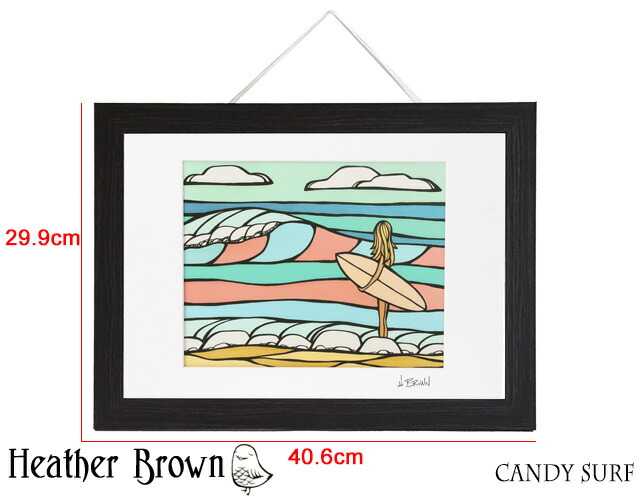 ヘザーブラウン HEATHER BROWN CANDY SURF アートプリント 絵画 サイン入り HB9546P[並行輸入/海外正規品/返品可]★クーポン5%OFF_1