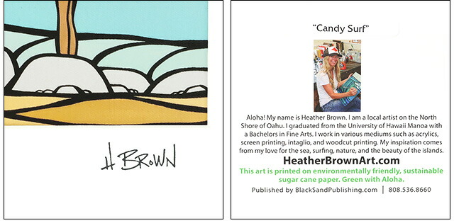 ヘザーブラウン HEATHER BROWN CANDY SURF アートプリント 絵画 サイン入り HB9546P[並行輸入/海外正規品/返品可]★クーポン5%OFF_2