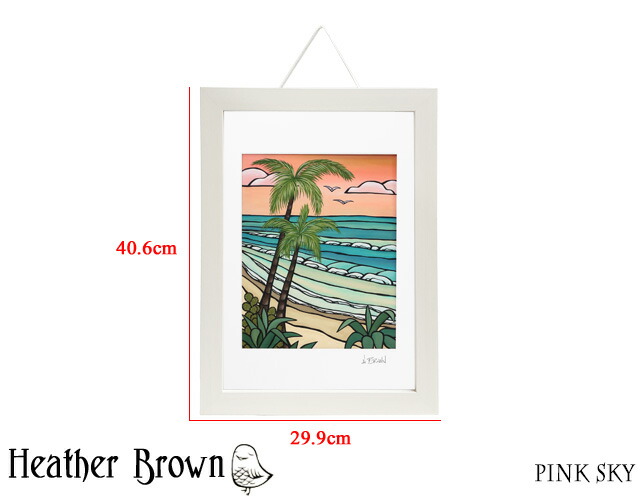 ヘザーブラウン HEATHER BROWN PINK SKY ジョイライド アートプリント 絵画 サイン入り HB9765P[並行輸入/海外正規品/返品可]★クーポン5%OFF_1