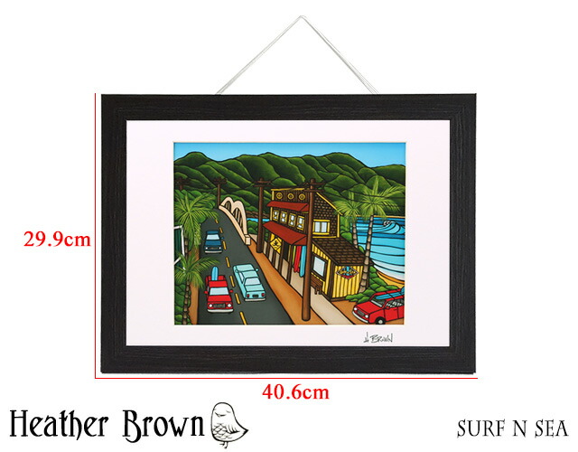 ポイント5倍】ヘザーブラウン／HEATHER BROWN ART PRINT W35.6×H28.0cm
