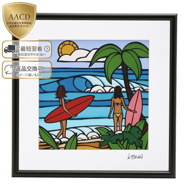 ヘザーブラウン HEATHER BROWN CHICKS アートプリント 絵画 サイン入り 正方形 MP-03C-M[並行輸入/海外正規品/返品可]★クーポン5%OFF