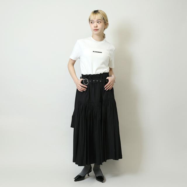 JIL SANDER ブラック フレアスカート ひざ丈 JIL SANDER NAVY スカート ブラック 32 フォーマル オフィス 【公式通販】