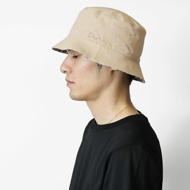 Christian Dior　ボブハット　リバーシブル　58サイズ 10月SALE&クーポン5%OFF】クリスチャンディオール／CHRISTIAN DIOR
