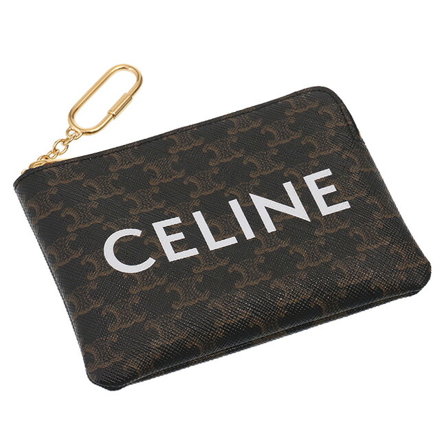 新品未使用 セリーヌ CELINE フック付き ＆ カードポーチ クーポン5%OFF】セリーヌ／CELINE フック付きコイン ＆カードポーチ