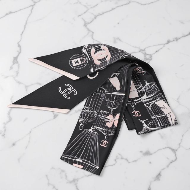 シャネル CHANEL ツイリーヘアバンド シルク ココマーク 黒 AAA966 B20255 U0396 [並行輸入/海外正規品/返品可]★クーポン5%OFF_1