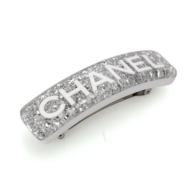 シャネル CHANEL ロゴ バレッタ ヘアクリップ ヘアアクセサリー
