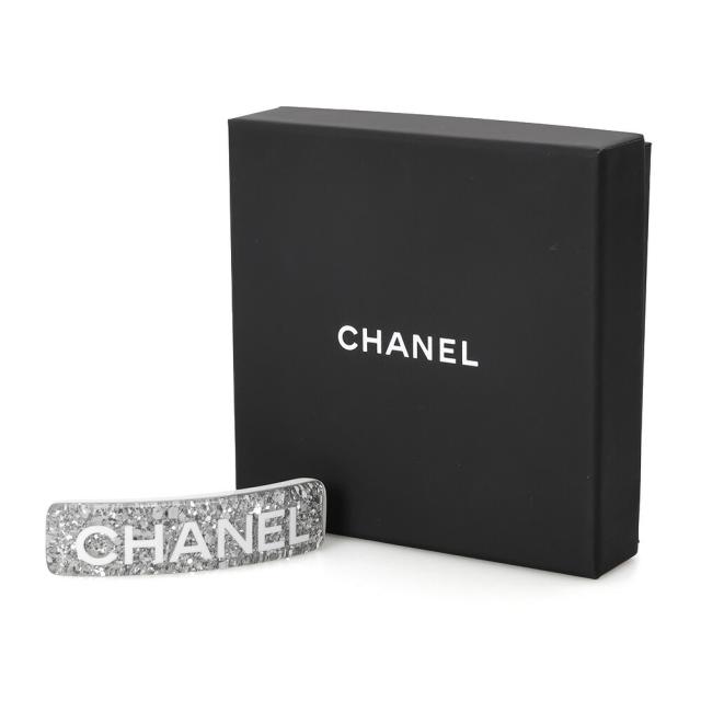 シャネル CHANEL ロゴ バレッタ ヘアクリップ ヘアアクセサリー シルバーラメ ABF135 B19302 NADHN[並行輸入/海外正規品/返品可]★クーポン5%OFF_8