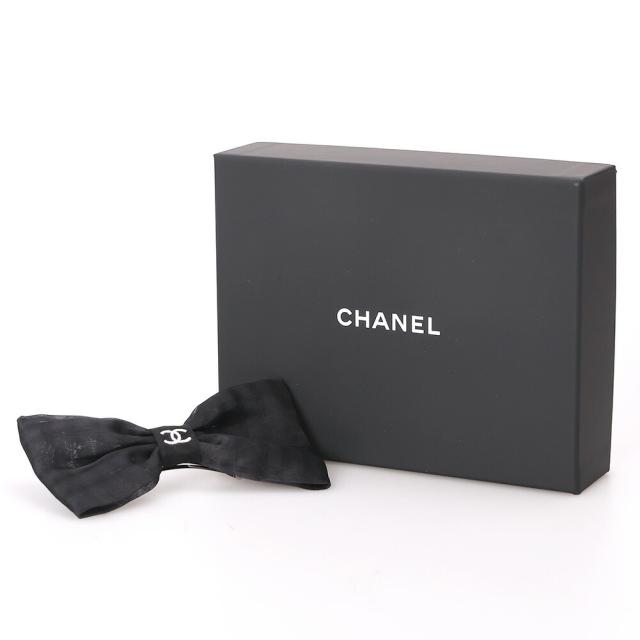 シャネル CHANEL ボウバレッタ シースルー ギンガムチェック ココマーク ヘアアクセサリー AAB048 B20489[並行輸入/海外正規品/返品可]★クーポン5%OFF_11