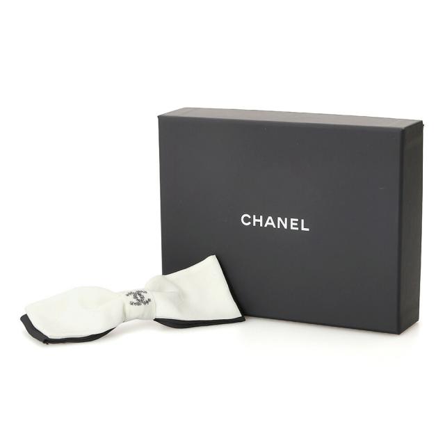 シャネル CHANEL リボンバレッタ ココマーク CCロゴ ヘアアクセサリー ブラック ホワイト AAA817 B19493 NAECQ NAECR [並行輸入/海外正規品/返品可]★クーポン5%OFF]★クーポン5%OFF_19