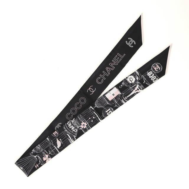 シャネル CHANEL ツイリーヘアバンド シルク ココマーク 黒 AAA966 B20255 U0396 [並行輸入/海外正規品/返品可]★クーポン5%OFF_4