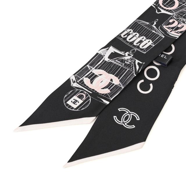 シャネル CHANEL ツイリーヘアバンド シルク ココマーク 黒 AAA966 B20255 U0396 [並行輸入/海外正規品/返品可]★クーポン5%OFF_5