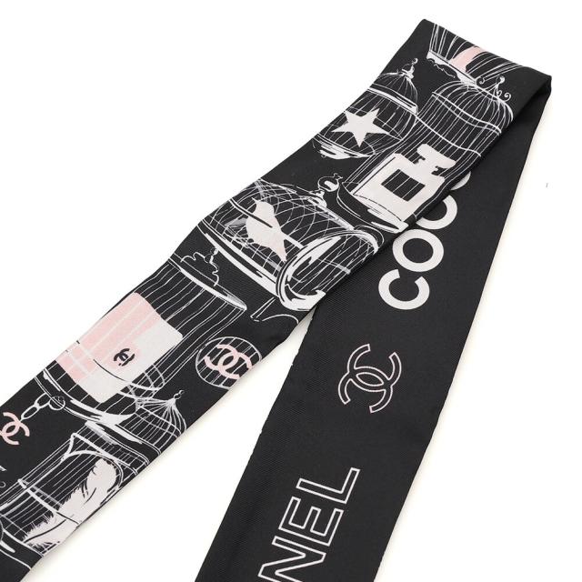 シャネル CHANEL ツイリーヘアバンド シルク ココマーク 黒 AAA966 B20255 U0396 [並行輸入/海外正規品/返品可]★クーポン5%OFF_7