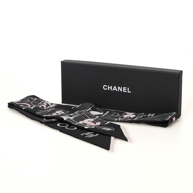 シャネル CHANEL ツイリーヘアバンド シルク ココマーク 黒 AAA966 B20255 U0396 [並行輸入/海外正規品/返品可]★クーポン5%OFF_8