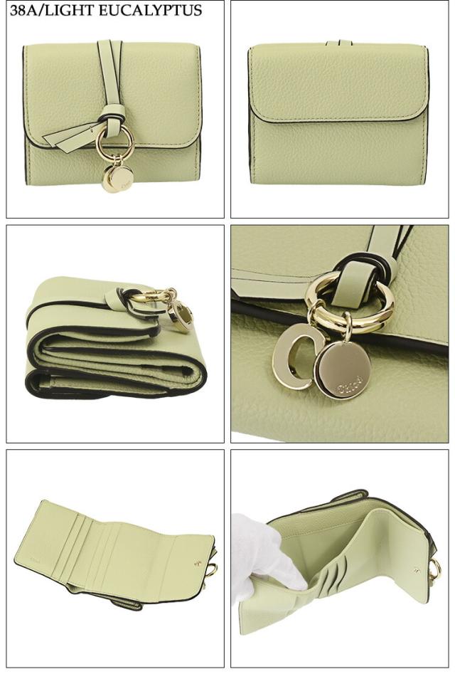 クロエ/CHLOE' ALPHABET SMALL TRI FOLD・アルファベット クロエ/CHLOE' ALPHABET SMALL TRI FOLD・アルファベット