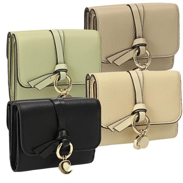 クロエ／CHLOE' ALPHABET SMALL TRI FOLD・アルファベット