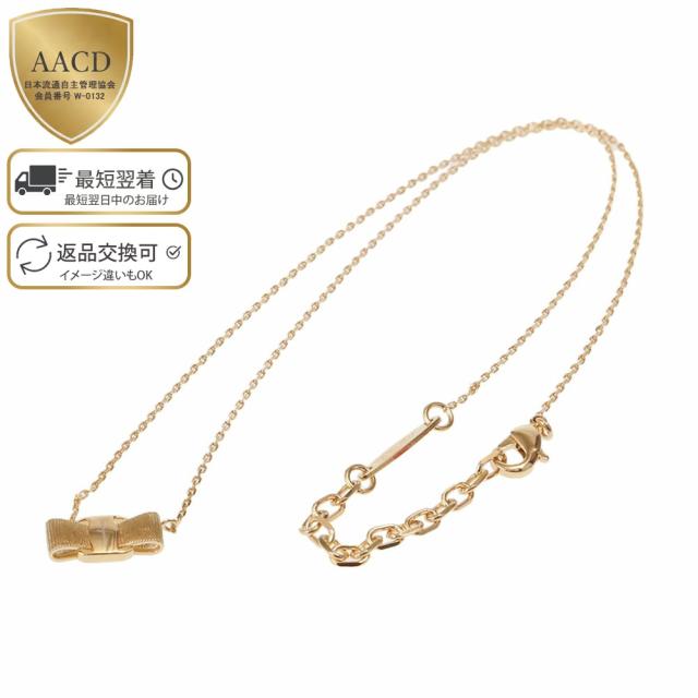 フェラガモ FERRAGAMO VARA リボンモチーフ ネックレス アクセサリー ゴールド 760547 998985[並行輸入/海外正規品/返品可]★クーポン5%OFF