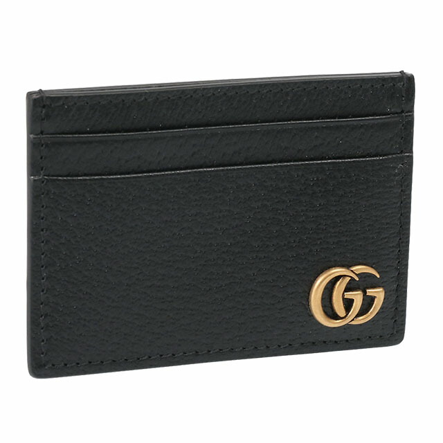 【クーポン5%OFF】グッチ／GUCCI GGマーモント キルティングレザー・カードケース・名刺入れ(ブラック) 436022 DJ20T 1000／BLACK[返品無料]
