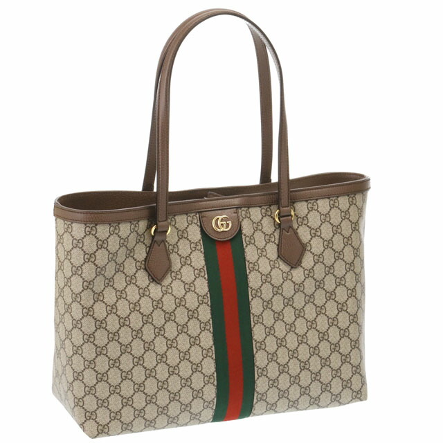 【クーポン5%OFF】グッチ／GUCCI オフィディアGGミディアムトートバッグ(ベージュ×エボニー×ブラウン×グリーンレッド) 631685 96IWB 8745／BEIGE*EBONY*BROWN*GREEN*RED[返品無料]