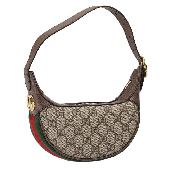 【クーポン5%OFF】グッチ／GUCCI OPHIDIA GG MINI BAG・オフディアGGミニバッグワンショルダーミニバッグ(ベージュ×エボニー) 658551 96IWG 8745／BEIGE*EBONY[返品無料]