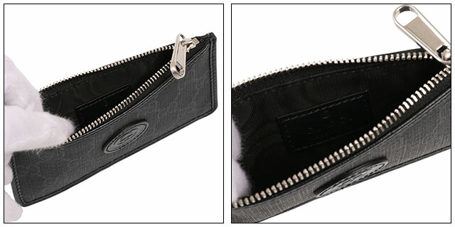 【クーポン5%OFF】グッチ／GUCCI インターロッキングG カードケース GGスプリーム キャンバス×レザー カードケース(ブラック) 697717 92TCF 1000／BLACK[返品無料] グッチ／GUCCI インターロッキングG カードケース GGスプリーム