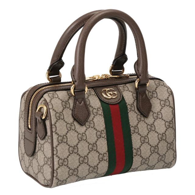 【タイムセール&クーポン5%OFF】グッチ／GUCCI オフィディアミニ トップハンドルバッグ2WAYハンド&ショルダーバッグ(ベージュ×エボニー) 772053 96IWG 8745／BEIGE*EBONY[返品無料]