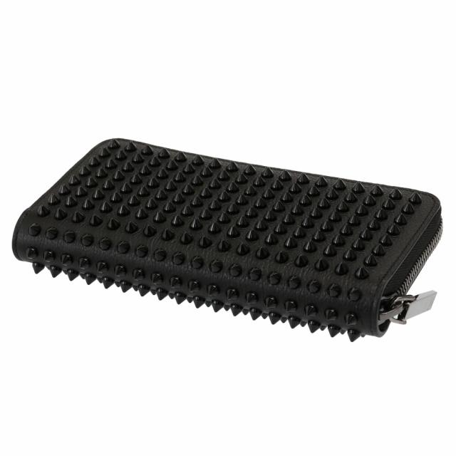 クリスチャンルブタン CHRISTIAN LOUBOUTIN M PANETTONE WALLET スパイクスタッズ ラウンドファスナー 長財布 1165044 CM53[並行輸入/海外正規品/返品可]★クーポン5%OFF_5