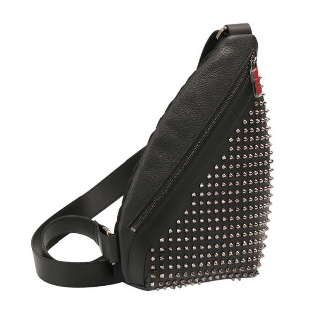【クーポン5%OFF】クリスチャンルブタン／CHRISTIAN LOUBOUTIN FUNKY SLINGBAG・ ファンキー 斜め掛けショルダーバッグ・ボディバッグ(ブラック) 1255046 B078／BLACK[返品無料]