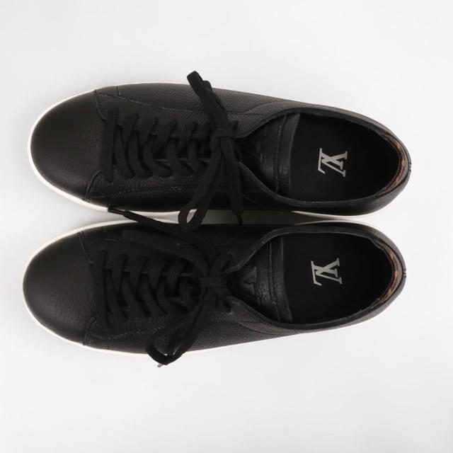ルイ・ヴィトン／LOUIS VUITTON LVリゾートレザー スニーカーブラックモノグラム メンズ ローカットレザースニーカー(ブラック) 1AA621／サイズ 41(JP25.5)／[中古／Sランク]★クーポン5%OFF［返品不可]★クーポン5%OFF_6