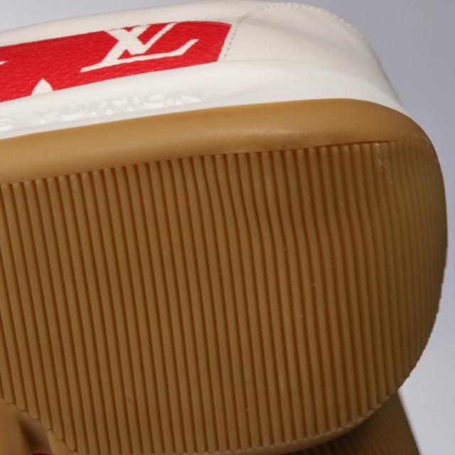ルイ・ヴィトン×シュプリーム／LOUIS VUITTON × SUPREME ランウェイスニーカー メンズ レザー×モノグラム ローカットスニーカー(ホワイト) 1A3EQ5／サイズ 43.5(JP27.0)／[中古／Sランク]★クーポン5%OFF［返品不可]★クーポン5%OFF