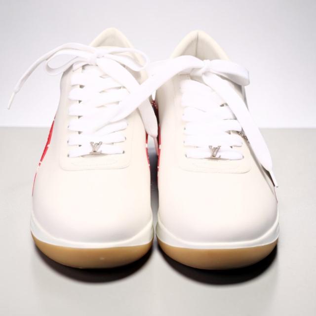ルイ・ヴィトン×シュプリーム／LOUIS VUITTON × SUPREME ランウェイスニーカー メンズ レザー×モノグラム ローカットスニーカー(ホワイト) 1A3EQ5／サイズ 43.5(JP27.0)／[中古／Sランク]★クーポン5%OFF［返品不可]★クーポン5%OFF