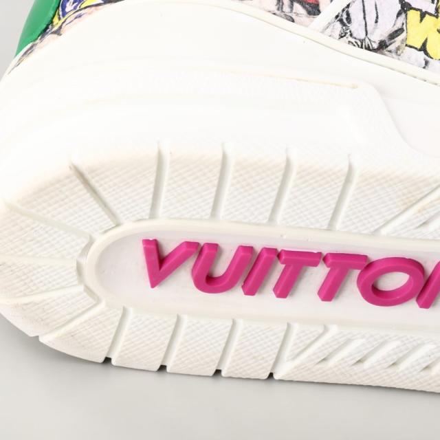 ルイ・ヴィトン／LOUIS VUITTON トレーナーライン スニーカー メンズ コミックプリント×レザー ローカットスニーカー(マルチカラー) 1AB9XI／サイズ UK11(JP29.5)／[中古／Aランク]★クーポン5%OFF［返品不可]★クーポン5%OFF_11