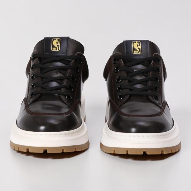 ルイ・ヴィトン×エヌビーエー／LOUIS VUITTON×NBAアベス・ダービースニーカー メンズ モノグラムレザー ローカットスニーカー (ブラウン) 1A8FU2／サイズ 43.5(JP27.0)／[中古／SAランク]★クーポン5%OFF［返品不可]★クーポン5%OFF_1