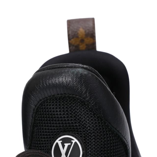 ルイ・ヴィトン／LOUIS VUITTON アーチライト 2.0 プラットフォーム スニーカーメンズ レザー×モノグラム・8.0cm 厚底シューズ ・スニーカー(ブラック) サイズ UK9(JP27.5)／1ABHZB／[中古／SAランク]★クーポン5%OFF［返品不可]★クーポン5%OFF