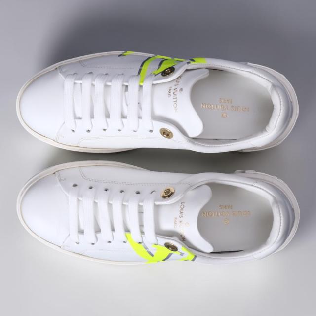ルイ・ヴィトン／LOUIS VUITTON タイムアウトライン スニーカー レディース レザー ローカットスニーカー(ホワイト) サイズ 36.5(JP23.0)／[中古／Aランク]★クーポン5%OFF［返品不可]★クーポン5%OFF_5
