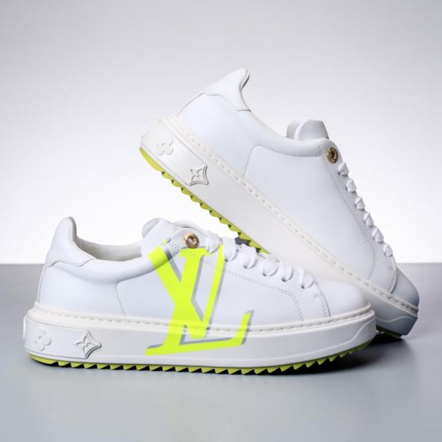 ルイ・ヴィトン／LOUIS VUITTON タイムアウトライン スニーカー レディース レザー ローカットスニーカー(ホワイト) サイズ 36.5(JP23.0)／[中古／Aランク]★クーポン5%OFF［返品不可]★クーポン5%OFF_4