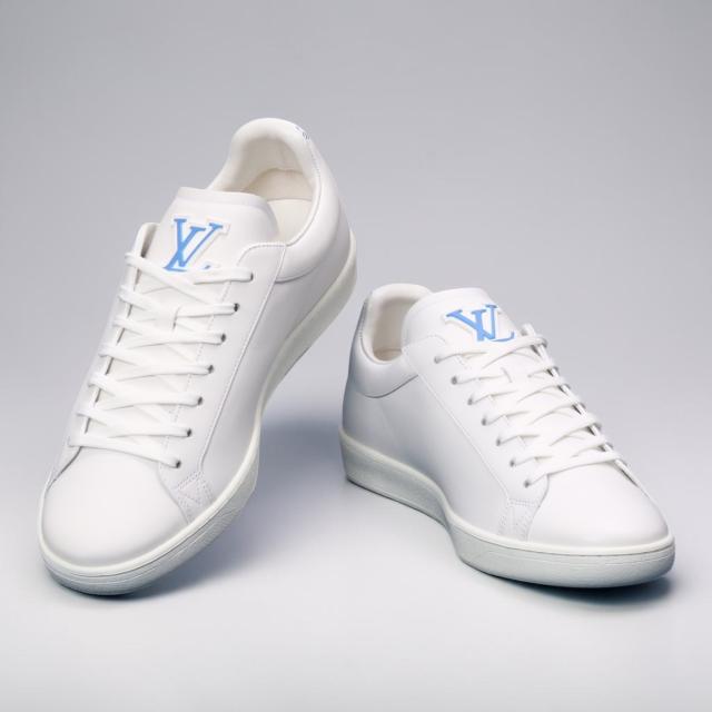 ルイ・ヴィトン／LOUIS VUITTON サモトレース ライン スニーカーメンズ レザー ローカットスニーカー(ホワイト) サイズ UK5.5(JP25.0)／1A9JDN／[中古／SAランク]［返品不可]