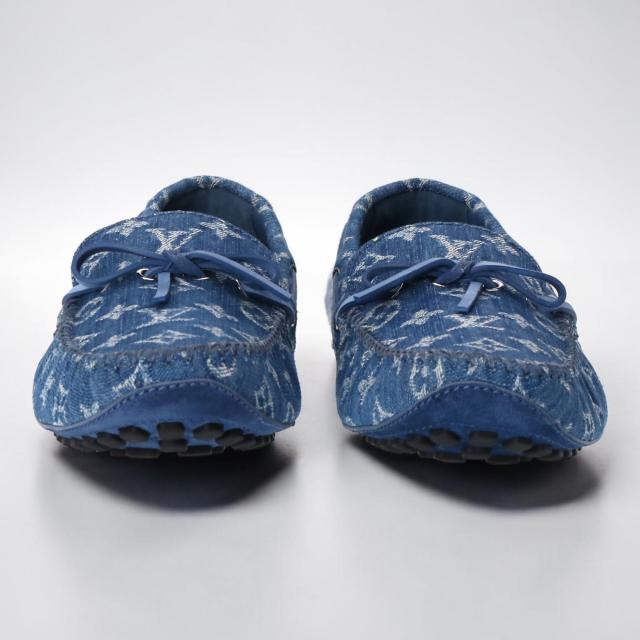 ルイ・ヴィトン／LOUIS VUITTON アリゾナライン デッキシューズメンズ モノグラムデニム (モノグラムデニム) ／1A4TT8／サイズ UK9(JP27.5)／[中古／SAランク]［返品不可]